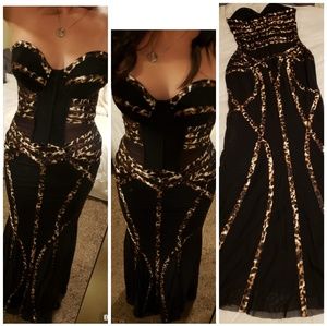 Black Floor Length Dress